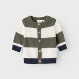 Cardigan In Filo Di Cotone A Righe Neonato NAME IT 13225008