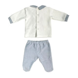 Tutina Spezzata In Ciniglia Con Orso Neonato TETO E TATTA CL8230