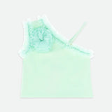 Top In Maglia Monospalla Con Tulle Bambina ANGEL'S FACE REESE