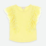 Maglia Con Maniche In Tulle E Pizzo Bambina ANGEL'S FACE SAIGE