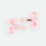 Set Di Due Fermagli Con Fiocco Bambina ANGEL'S FACE TWO