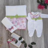 Corredino Nascita In Cotone Neonata NINNAOH CORDFIORIMULTICOLOUR