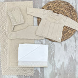 Corredino Nascita In Filo Di Cotone Neonata CORDMACRAME'