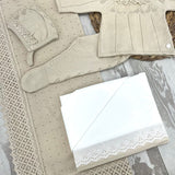 Corredino Nascita In Filo Di Cotone Neonata CORDMACRAME'