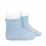 Short Sock In Thread Perforated Dots Unisex Newborn CONDOR 503
