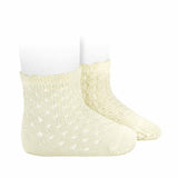 Short Sock In Thread Perforated Dots Unisex Newborn CONDOR 503