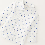 Camicia Manica Lunga Stampata In Cotone SARABANDA G600