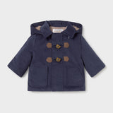 Montgomery con cappuccio in velluto Blu  Mayoral 2414