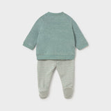 Tutina Spezzata in Caldo Cotone Neonato Verde Mayoral 2519