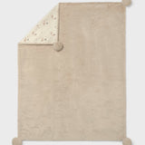 Coperta Ecopelliccia pompon Neonato/a Beige Mayoral 9143