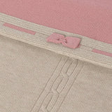 Coperta Scialle Tricot caldo cotone neonata Beige/Rosa Mayoral 9131