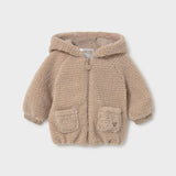 Felpa Teddy Ecopelliccia orecchie Neonato/a Beige Mayoral 2408