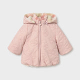Giubbotto double face con cappuccio Neonata rosa Mayoral 2401