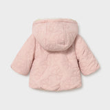 Giubbotto double face con cappuccio Neonata rosa Mayoral 2401