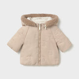 Giubbotto double face con cappuccio Neonato panna/beige Mayoral 2413