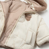 Giubbotto double face con cappuccio Neonato panna/beige Mayoral 2413