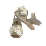 Baby Girl First Steps Sandals In Glossy Patent Leather INDEX 319