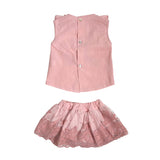 Completo Blusa con Culotte In Cotone Neonata Valentina Bebes KTM8