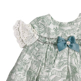 Abito Mezza Manica con Culotte in Cotone con Fantasia Neonata Valentina Bebes KTM15