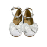 Scarpe Modello Ballerina In Pelle Con Fiocco Bambina PANYNO B3004
