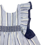 Abito Smanicato In Cotone Bambina A&J A&J336