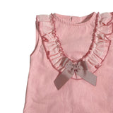 Completo Blusa con Culotte In Cotone Neonata Valentina Bebes KTM8