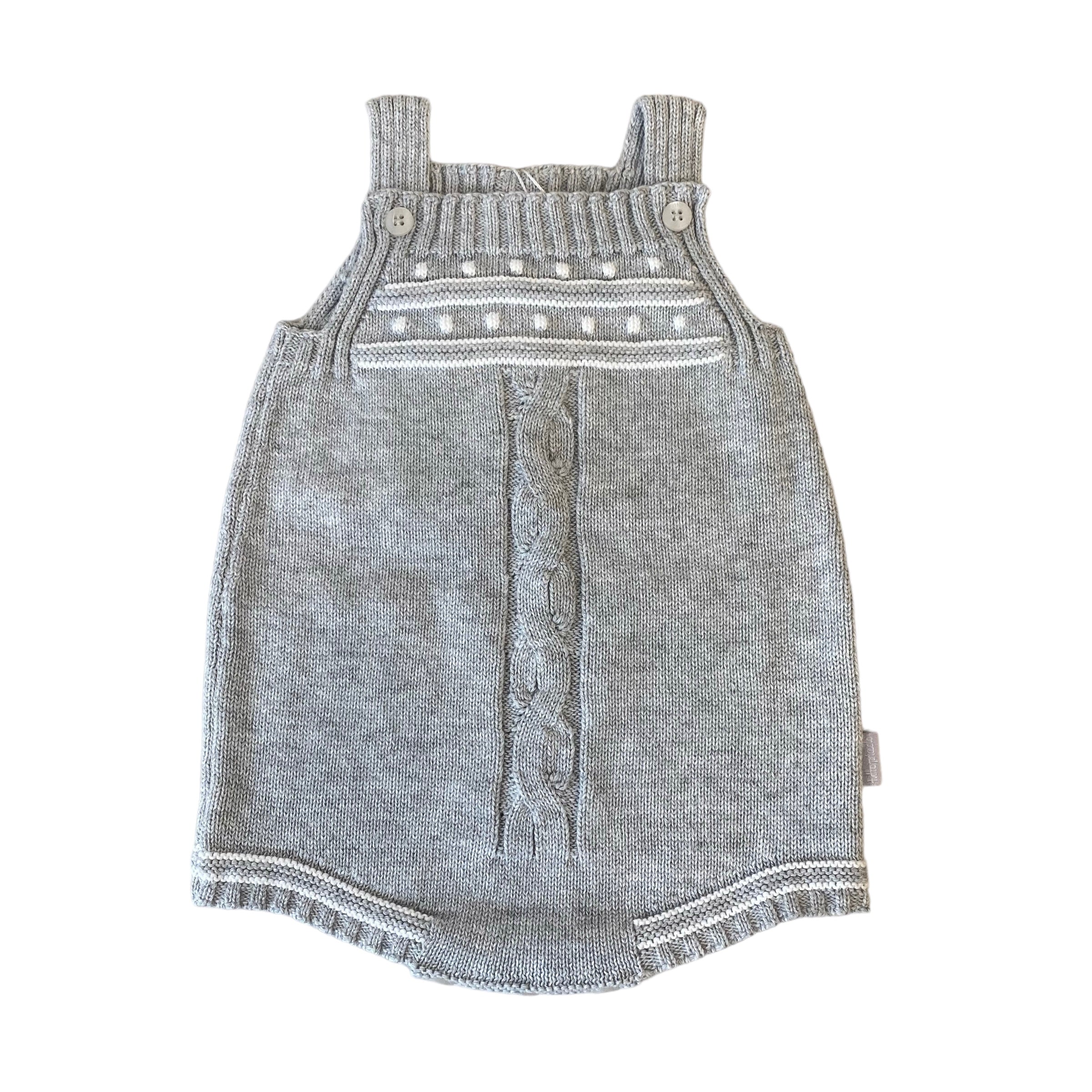 Latzhose mit bestickten Fäden für Babys, ganz klein 8101S20