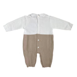 Tutina Intera In Filo Di Cotone Con Cuore Neonata I DELFI 2390H