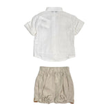 Eleganter Leinenanzug für Neugeborene LA TAILORING OF THE SMALL L138