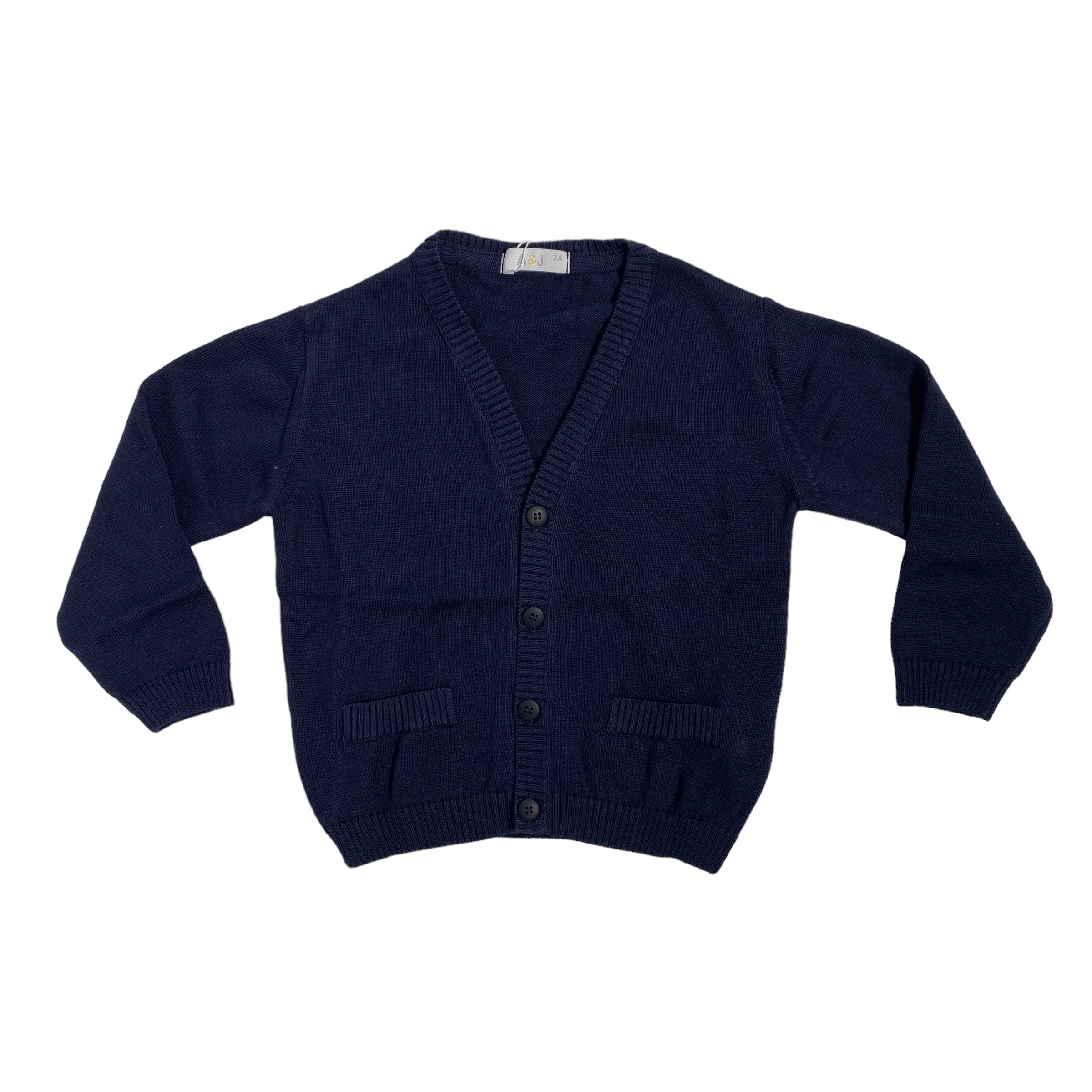 Cardigan In Fio Di Cotone Scollo A V Bambino A&J A&J319