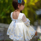 Abito Elagante Cerimonia Con Culotte In Cotone Panna Neonata MIMOSA VENUS