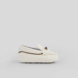 Scarpe Da Culla Modello Mocassino In Ecopelle Panna Neonato MAYORAL 9145