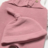 Tutina Intera salopette Caldo Cotone Neonata Rosa Antico Mayoral 2651