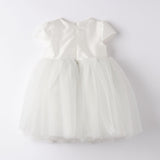 Abito Elegante Mezza Manica In Tulle Glitter Bambina SARABANDA 8259