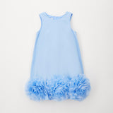 Abito Smanicato Elegante Con Fiori Bambina SARABANDA G452