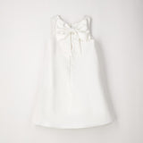 Abito Smanicato Elegante Con Fiori Bambina SARABANDA G452B