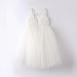 Abito Elegante In Pizzo E Tulle Bambina SARABANDA 8461