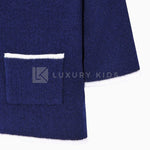 Cardigan Modello Giacca Filo  Blu Neonato Mayoral 1448 - MAYORAL - LuxuryKids