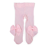 Collant In Microfibra Con Fiocco Rosa Neonata CARLOMAGNO 1023 - CARLOMAGNO - LuxuryKids