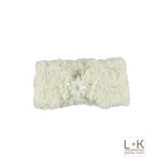 Collo in Ecopelliccia Bambina Panna Sarabanda N059 - SARABANDA - LuxuryKids