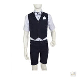 Completo 4 Pezzi Elegante Bambino Blu Bufi M10065Y1 - BUFI - LuxuryKids