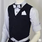 Completo 4 Pezzi Elegante Bambino Blu Bufi M10065Y1 - BUFI - LuxuryKids