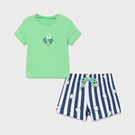Completo Con Costume e Shirt Verde Neonato MAYORAL 1652V - MAYORAL - LuxuryKids