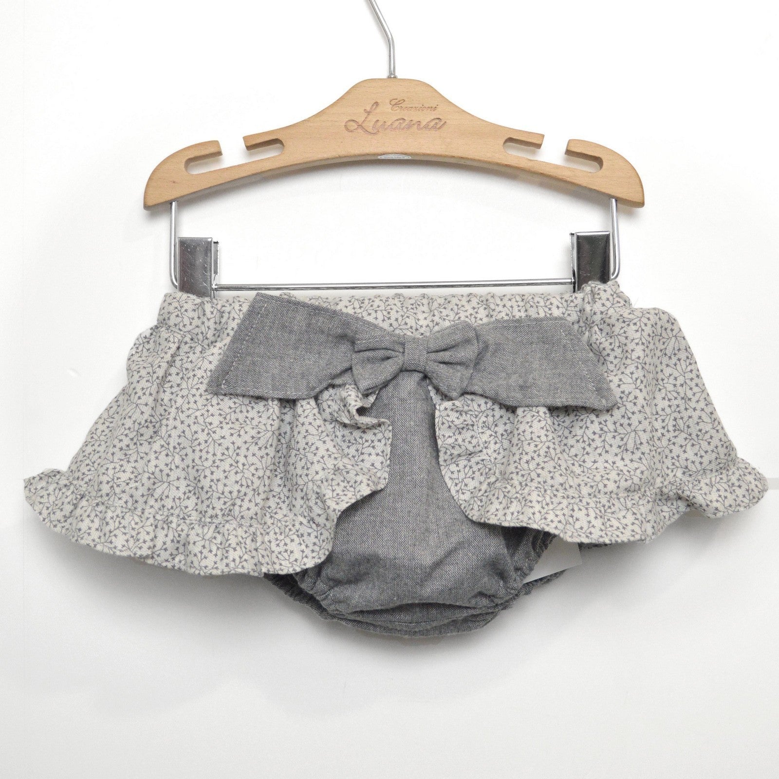 Completo con culotte e blusa Grigio Neonata TARTALETA A3219 - TARTALETA - LuxuryKids