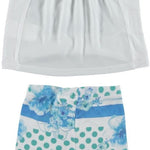 Completo Con Leggings E Maxi Shirt In Cotone Elasticizzato A Fantasia Bambina Sarabanda Q608 - SARABANDA - LuxuryKids