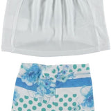 Completo Con Leggings E Maxi Shirt In Cotone Elasticizzato A Fantasia Neonata Sarabanda Q608 - SARABANDA - LuxuryKids