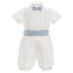 Completo Corto Elegante Cerimonia Bianco Bambino PONTO PER PONTO 5673 - PONTO POR PONTO - LuxuryKids