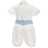 Completo Corto Elegante Cerimonia Bianco Bambino PONTO PER PONTO 5673 - PONTO POR PONTO - LuxuryKids