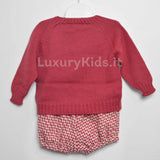 Completo elegante Neonato rosso FINA EJERIQUE O18B46H05 - Fina Ejerique - LuxuryKids
