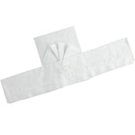 Completo Lenzuola Carrozzina in Cotone Bianco Con Cuori Beige Neonati MINIBANDA 2339 - MINIBANDA - LuxuryKids